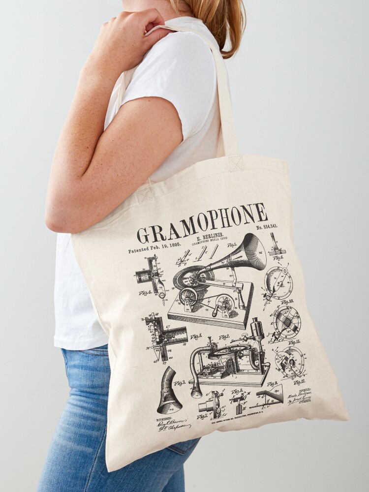 Old School Vinyl Record Tote Bag