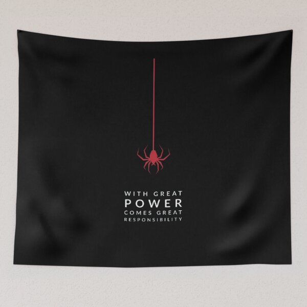 Item preview, with great power comes great responsibility designed and sold by Ala Muk.