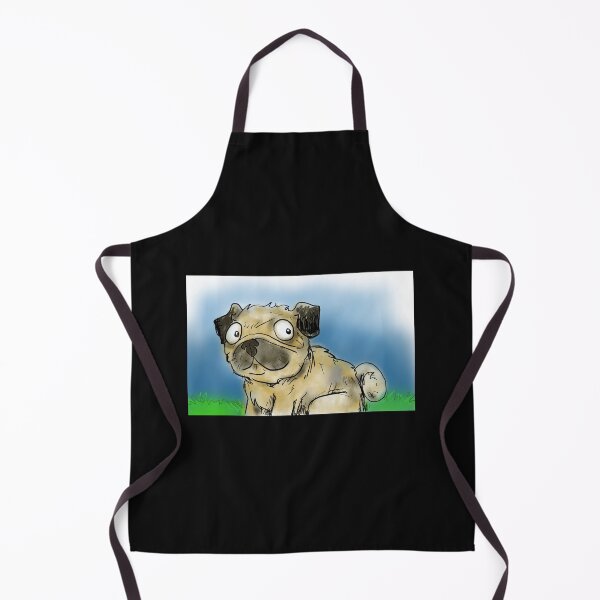 Item preview, Pug cartoon dog designed and sold by SilentlyRob668.