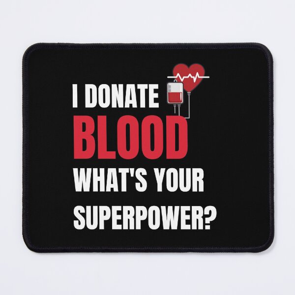 Item preview, I Donate Blood Whats Your Superpower -  National Blood Donor Month - Blood Donation Awareness  designed and sold by AwarenessCloud.