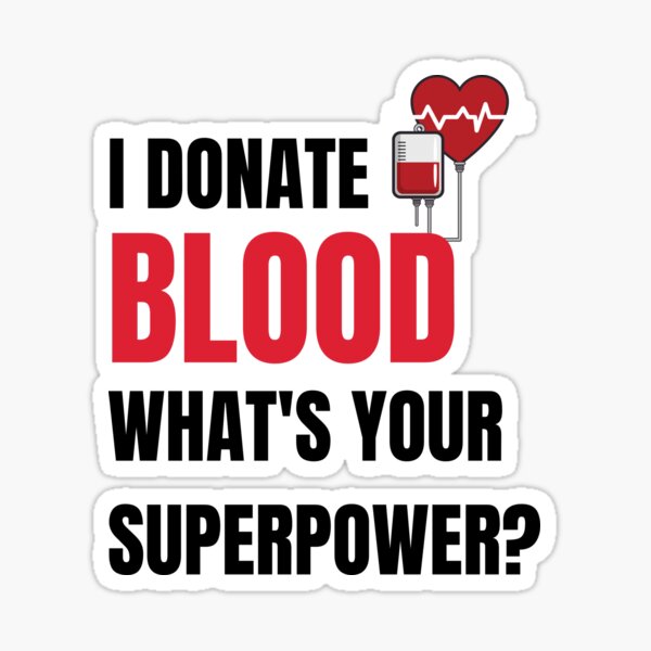 Item preview, I Donate Blood Whats Your Superpower -  National Blood Donor Month - Blood Donation Awareness  designed and sold by AwarenessCloud.
