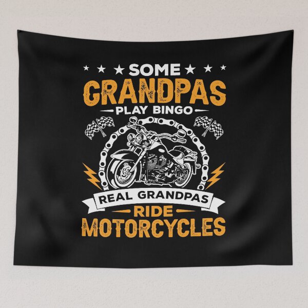 Item preview, Some Grandpa Play Bing Real Grandpas Ride Motorcycle Shirt, Motorbike Shirt, Funny Motorcycle Biker Shirt, Grandpa Biker Gang, Biker Grandpa designed and sold by aymob.