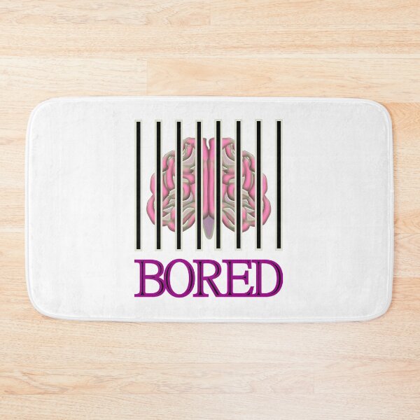 Item preview, Bored, brain in jail designed and sold by CottagePop.