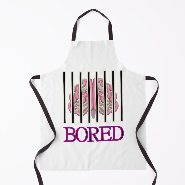 Item preview, Bored, brain in jail designed and sold by CottagePop.