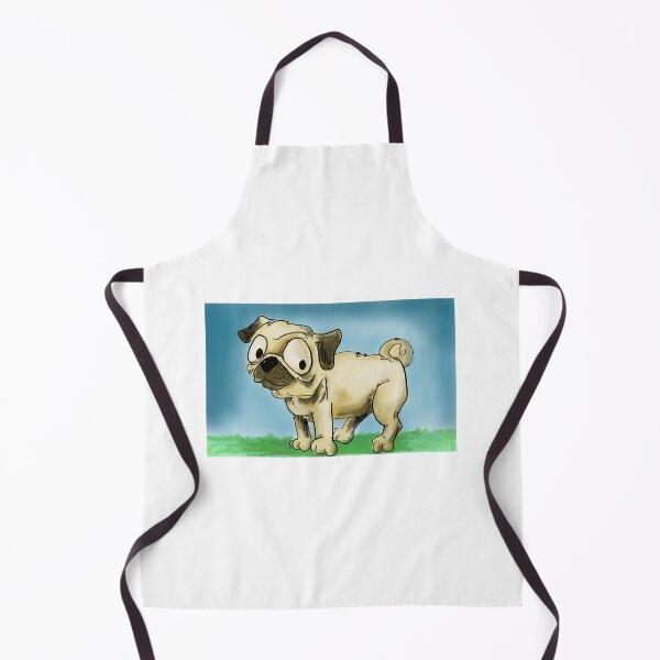 Item preview, Pug dog cartoon designed and sold by SilentlyRob668.