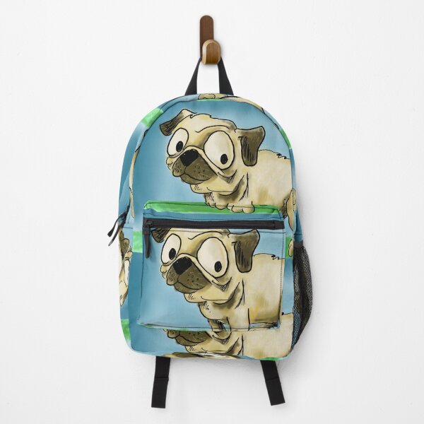 Item preview, Pug dog cartoon designed and sold by SilentlyRob668.