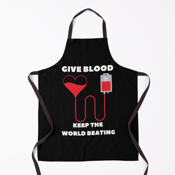 Item preview, Give Blood And Keep The World Beating - National Blood Donor Month - Blood Donation Awareness designed and sold by AwarenessCloud.