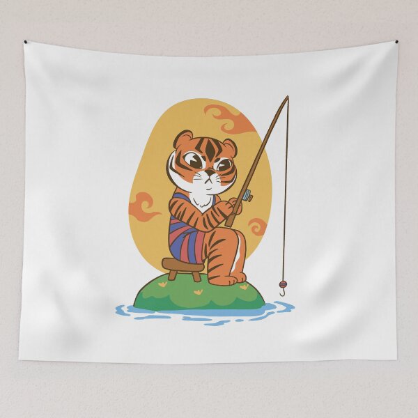 Item preview, Tiger gone Fishing designed and sold by MizzKarizmah.