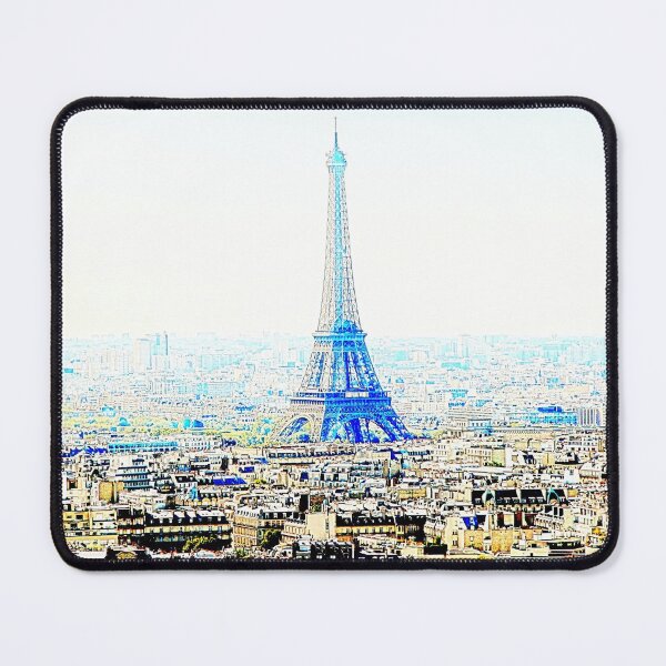 Item preview, Eiffeltower - Paris, France Hard and Overexaggerate Color Artwork designed and sold by PrintByOrderDK.