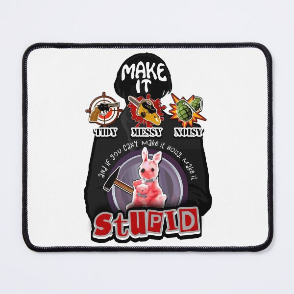 Item preview, Mr. Lovebucket - make it TIDY MESSY NOISY or make it STUPID - Mr Jolly Lives Next Door Inspired designed and sold by RetroTeeStudio.