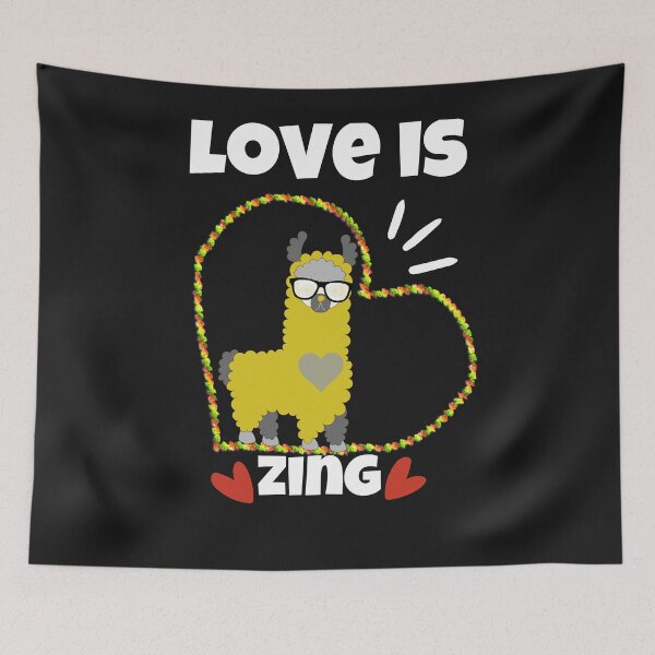 Item preview, Love is Llamazing- Funny Llama Loves  designed and sold by AmeliaStore1.