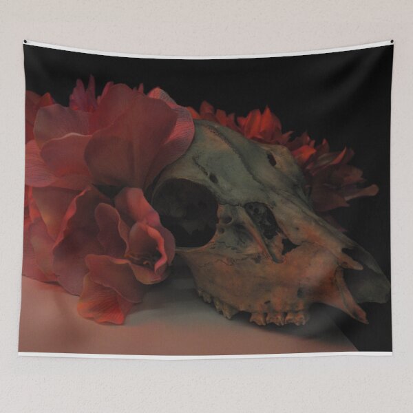 Item preview, Flower skull  designed and sold by Valentine145.