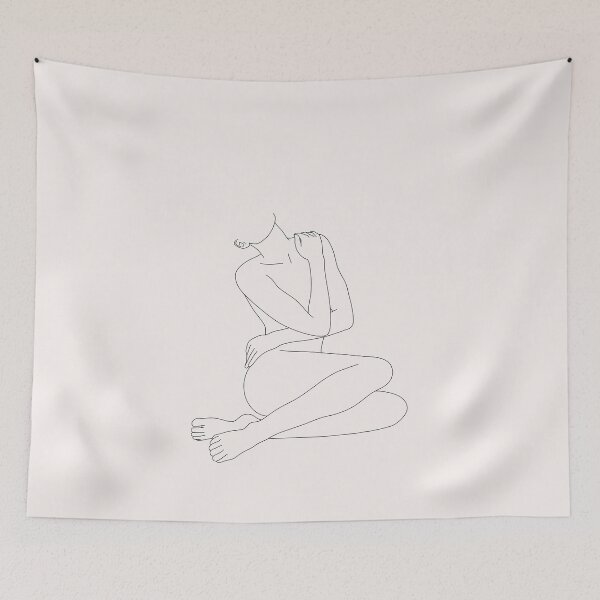 Item preview, Life drawing illustration - Jessie designed and sold by TheColourStudy.