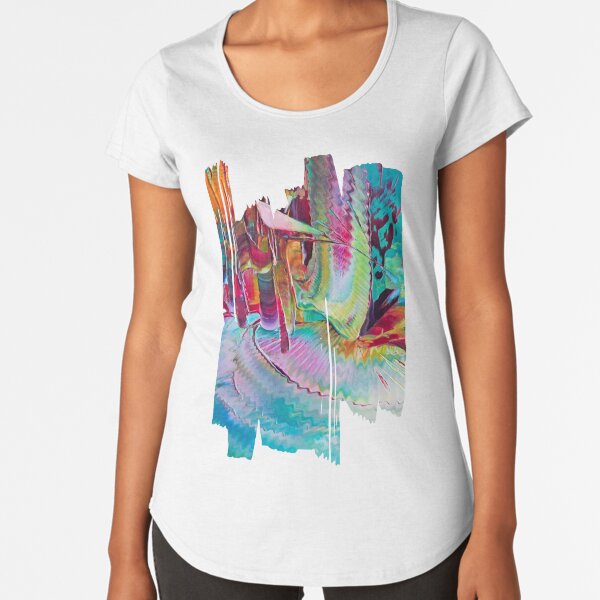 L effet mer 9 T-shirt premium échancré