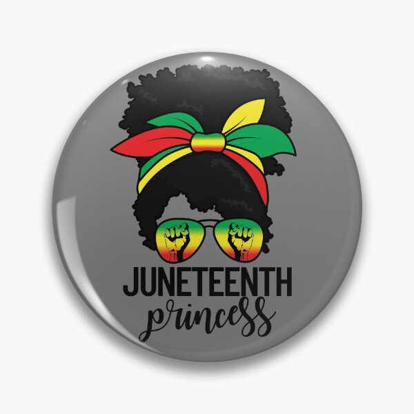 Artikelvorschau, Juneteenth Princess Messy Bun Black Women's Juneteenth Gear entworfen und verkauft von DynamicDesign.