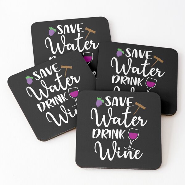 Item preview, Save Water Drink Wine designed and sold by ZiesMerch.