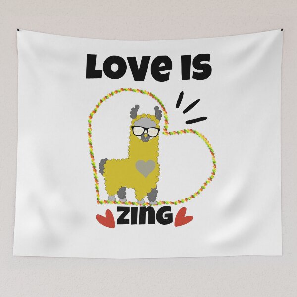 Item preview, Love is Llamazing- Funny Llama Loves  designed and sold by AmeliaStore1.
