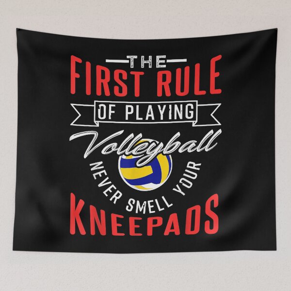 Item preview, Volleyball First Rule Kneepads Design designed and sold by zakeeyamosley.