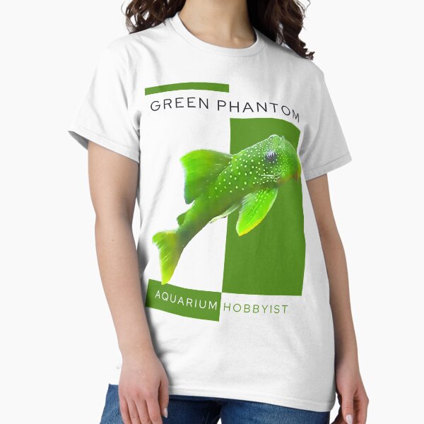 Vista previa del artículo con la obra «Pleco fantasma verde», diseñado y vendido por GFishy.