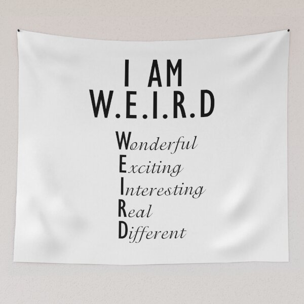 Item preview, I am weird designed and sold by Savchenko4Shop.