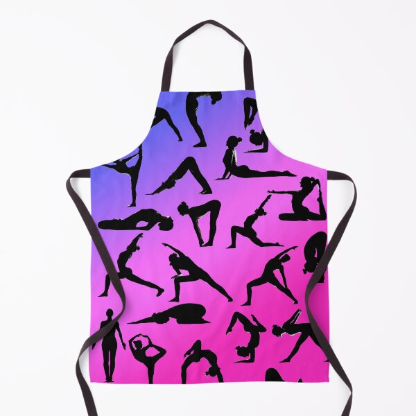 Item preview, Yoga Pose Multi Pink and Purple designed and sold by SadSacDesigns.