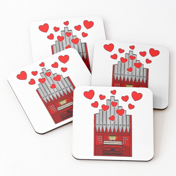 Artikelvorschau, Valentinstag, Kirchenorgel, Hochzeit, Organist, Jahrestag entworfen und verkauft von doodlerob.