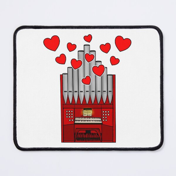 Item preview, Valentines Day Church Organ Wedding Organist Anniversary designed and sold by doodlerob.
