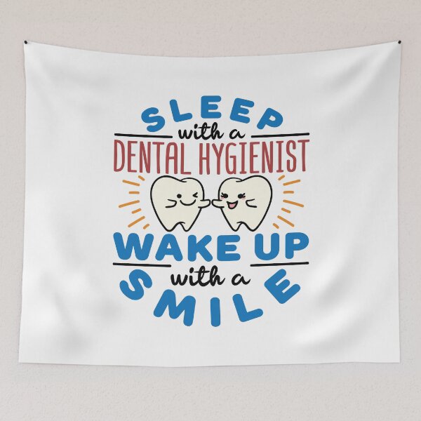 Item preview, Sleep with a Dental Hygienist Wake Up with a Smile Funny RDH designed and sold by jaygo.