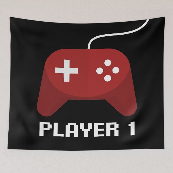 Item preview, Player 1 Video Games Lover, Funny Gamer Valentine Day designed and sold by KittySSmith.