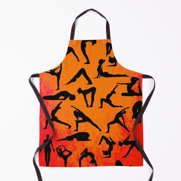 Item preview, Yoga Pose Multi Red and Orange designed and sold by SadSacDesigns.