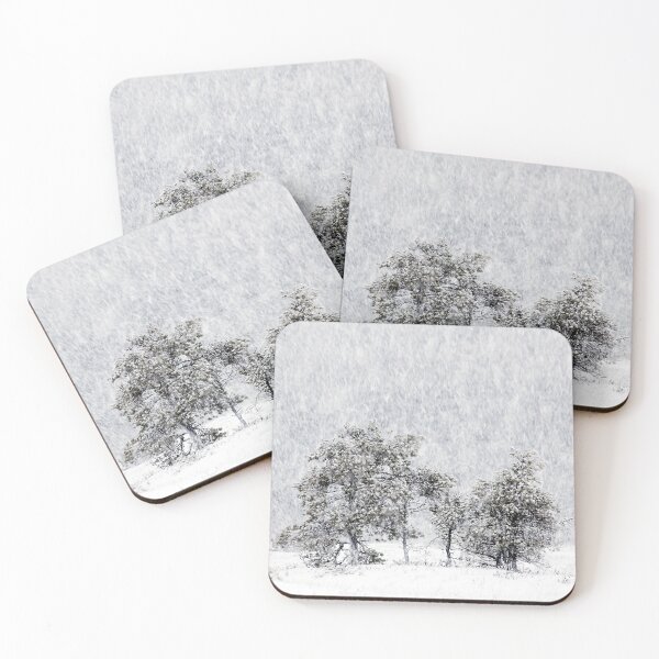 Item preview, 4.1.2022: Pine Trees in Snowfall designed and sold by Petri Volanen.