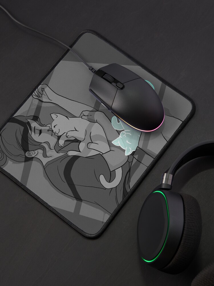 Alternate view of Waiting Mouse Pad