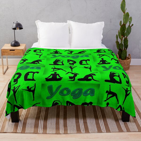 Artikelvorschau, Yoga Pose Multi Grün entworfen und verkauft von SadSacDesigns.