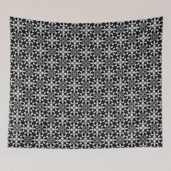 Item preview, Vintage black and white tiles diagonal 7 designed and sold by arkantus.