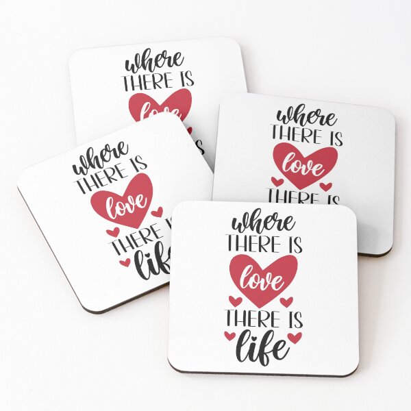 Item preview, Or there is love, there is life! Beautiful Love Quote designed and sold by Fashion-vintage.