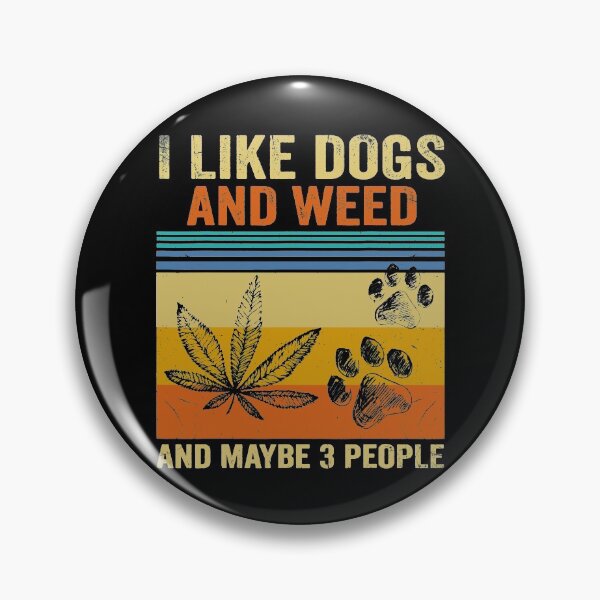Item preview, I Like Weed My Dog And Maybe 3 People Vintage Gift designed and sold by Gaulen.