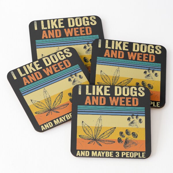 Item preview, I Like Weed My Dog And Maybe 3 People Vintage Gift designed and sold by Gaulen.