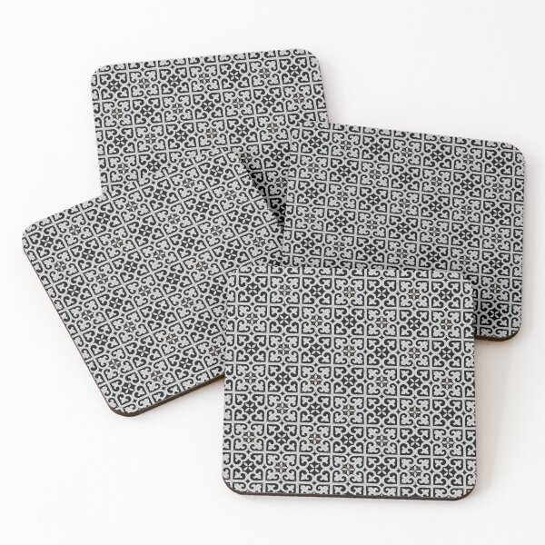 Item preview, Vintage black and white tiles diagonal 8 designed and sold by arkantus.