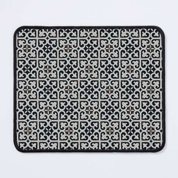 Item preview, Vintage black and white tiles diagonal 8 designed and sold by arkantus.