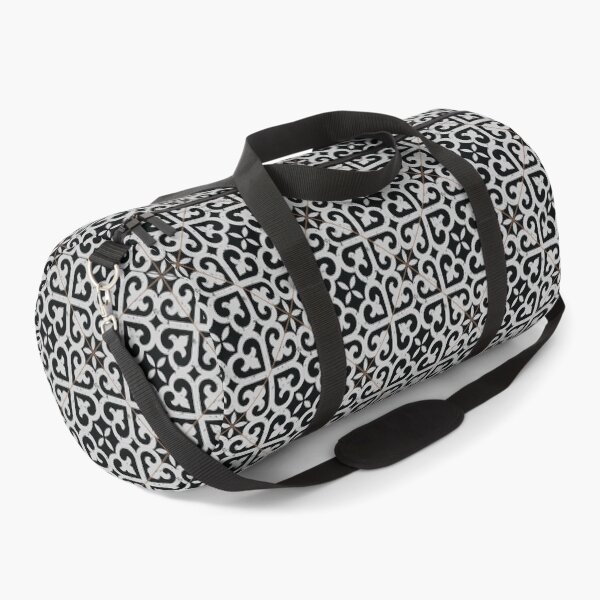 Item preview, Vintage black and white tiles diagonal 8 designed and sold by arkantus.