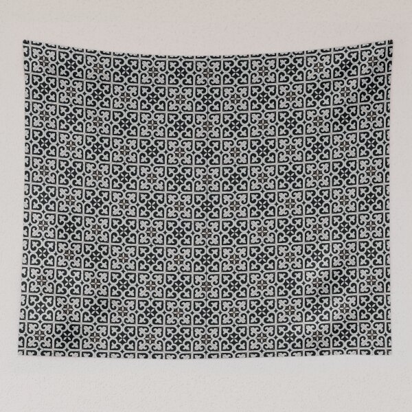 Item preview, Vintage black and white tiles diagonal 8 designed and sold by arkantus.