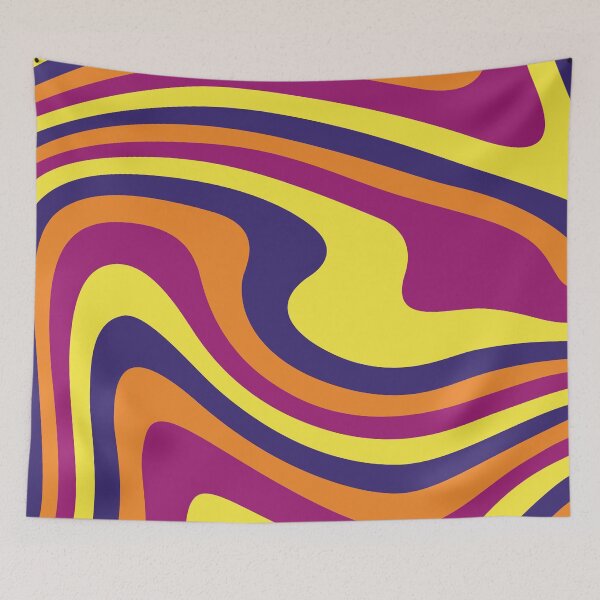 Item preview, Purple, yellow, blue and orange marble designed and sold by Captain Chromatic.