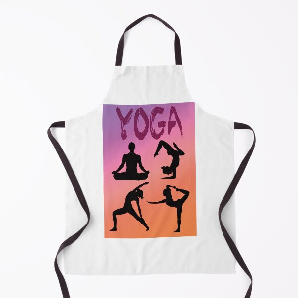 Item preview, Yoga Pose Multi Pink and Orange Pastels designed and sold by SadSacDesigns.
