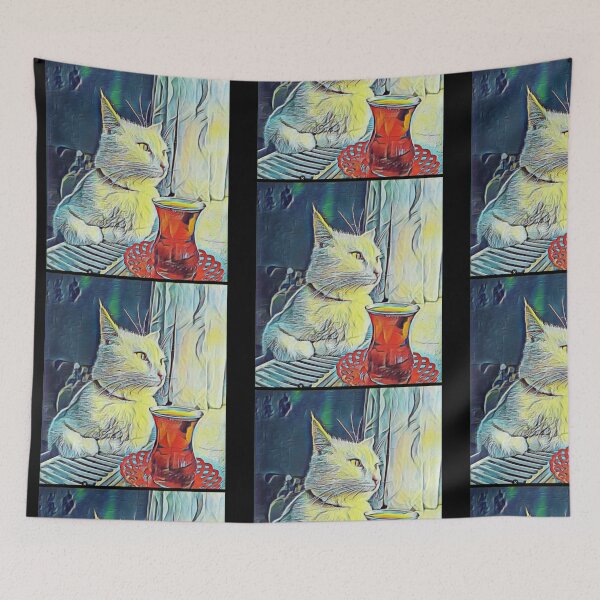 Item preview, cat waiting for owner designed and sold by HEDIYEAL.