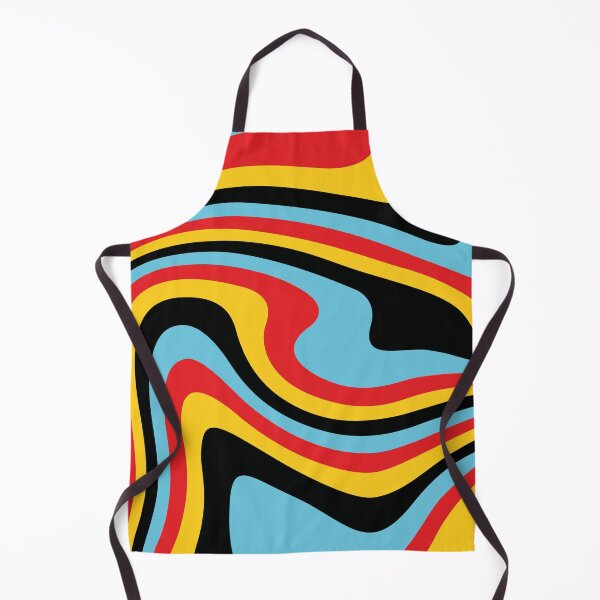 Aperçu de l'œuvre Marbre noir, bleu, rouge et jaune créée et vendue par Captain Chromatic.