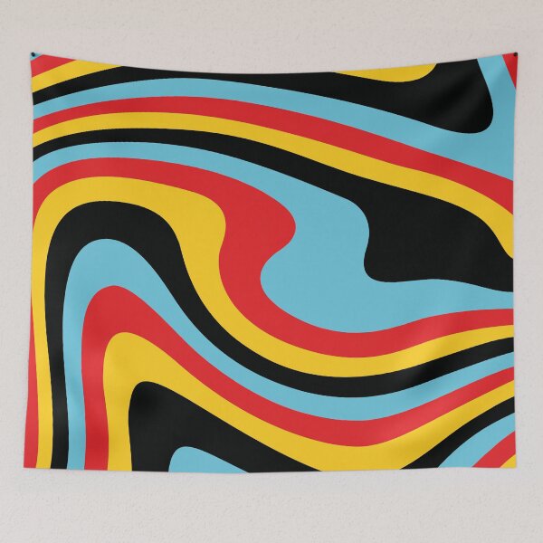 Item preview, Black, blue, red and yellow marble designed and sold by Captain Chromatic.