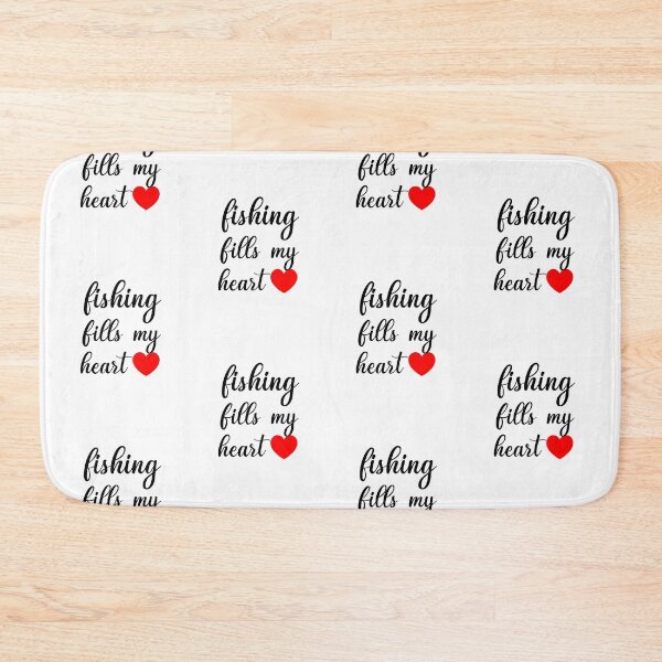Item preview, Funny Valentines Day For Fisherman: Fishing Fills My Heart designed and sold by AMINE  ★★★★★.