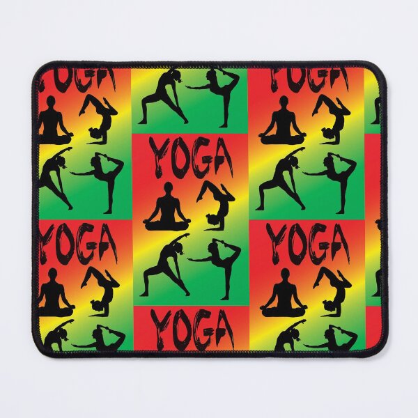 Item preview, Yoga Pose Multi Caribbean Colours  designed and sold by SadSacDesigns.