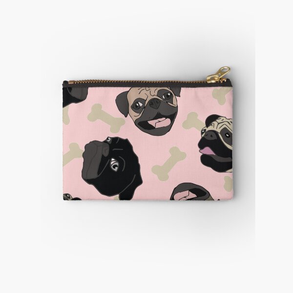 Artikelvorschau, Glückliche Möpse in Pink entworfen und verkauft von Zab Butler Design.