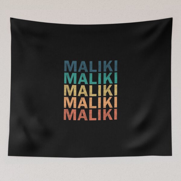 Item preview, Maliki Name T Shirt - Maliki Vintage Retro Name Gift Item Tee designed and sold by nauglesamatha.